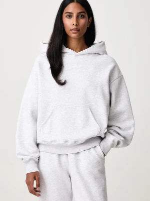 Sporty & Rich Serif Logo bluza z kapturem bawełniana damska