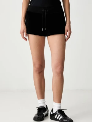 Sporty & Rich Signature Logo Krystal szorty dresowe bawełniane damskie
