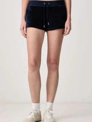 Sporty & Rich Signature Logo Krystal szorty welurowe damskie