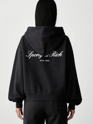Sporty & Rich Signature NY bluza z kapturem bawełniana