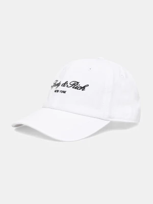 Sporty & Rich Signature NY czapka bejsbolówka bawełniana