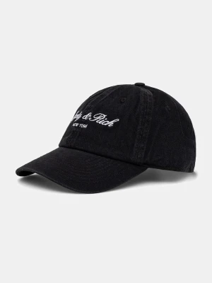 Sporty & Rich Signature NY czapka z daszkiem bawełniana