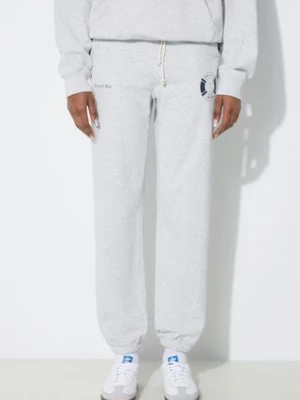 Sporty & Rich spodnie dresowe Buoy Sweatpants kolor szary z nadrukiem SW1071HG