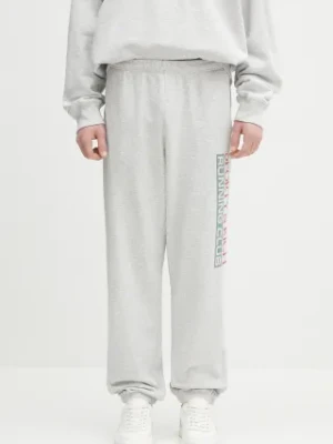 Sporty & Rich spodnie dresowe Finish Line kolor szary z nadrukiem PA036514167GY03