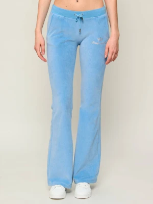 Sporty&Rich Spodnie dresowe Sporty & Rich x Juicy Couture | flare fit niebieski