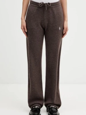 Sporty & Rich spodnie wełniane SRC Cashmere