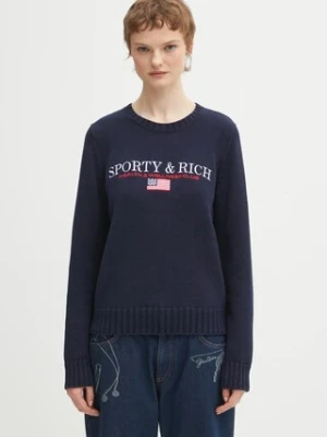 Sporty & Rich sweter bawełniany S&R Nautical Knitted