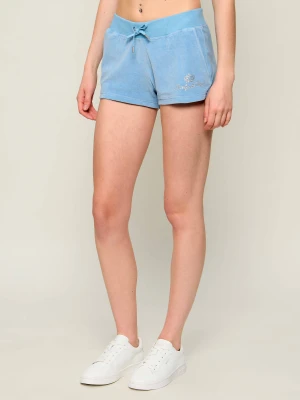 Sporty&Rich Szorty Sporty & Rich x Juicy Couture | Regular Fit błękitny
