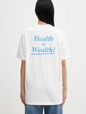 Sporty & Rich t-shirt bawełniany Health is Wealth