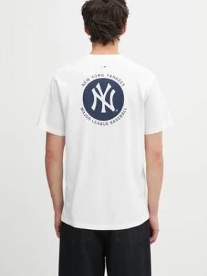 Sporty & Rich t-shirt bawełniany World Series męski kolor biały z nadrukiem TO043623659WH01