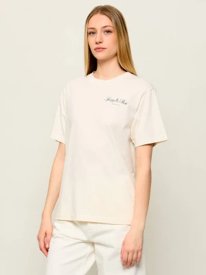 Sporty&Rich T-shirt Vendome LA | Relaxed fit Sporty & Rich ecru