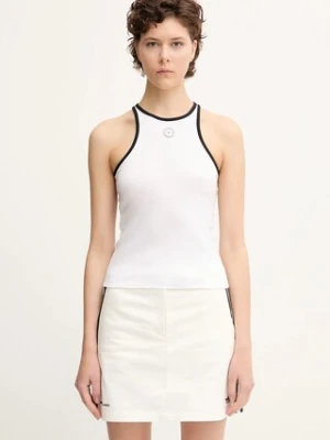 Sporty & Rich top bawełniany Srhwc Ribbed Tank kolor biały TO080622305WH01