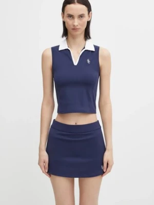 Sporty & Rich top Src Sports Polo kolor granatowy TO024621302BL107