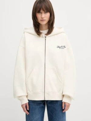 Sporty & Rich Vendome LA bluza rozpinana z kapturem bawełniana damska