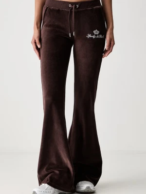 Sporty & Rich x Juicy Couture spodnie dresowe welurowe damskie
