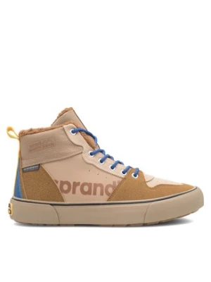 Sprandi Sneakersy Freestyle MSK-23087C Brązowy