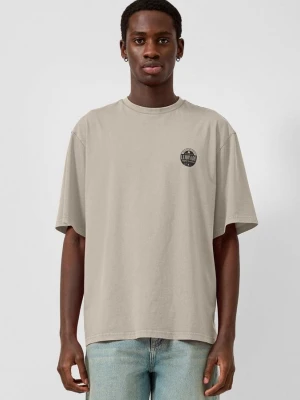 Sprany T-shirt o luźnym kroju QS beżowy