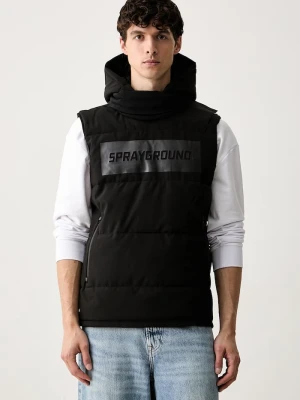 Sprayground bezrękawnik z kapturem męski czarny