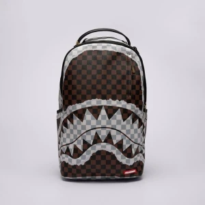 Sprayground Plecak Cream And Brown Tear Check