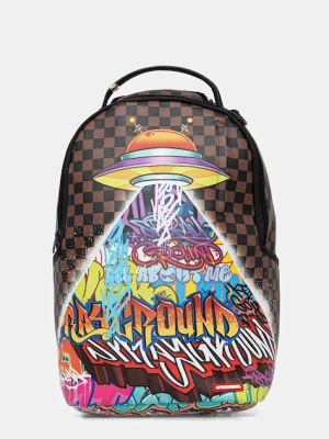Sprayground plecak kolor brązowy duży wzorzysty 910B6442NSZ