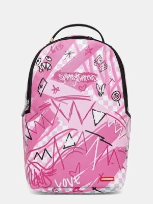 Sprayground plecak szkolny damski z imitacji zamszu