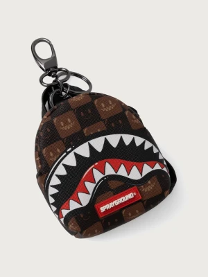 Sprayground przypinka SHARKS IN PARIS brązowy
