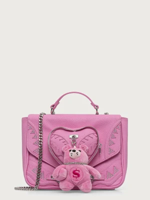 Sprayground torebka crossbody damska z imitacji skóry BABY BEAR BADDIE różowy