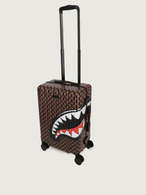 Sprayground Walizka Sharks In Paris WTF Bubbly | 45 x 33 x 21 cm brązowy
