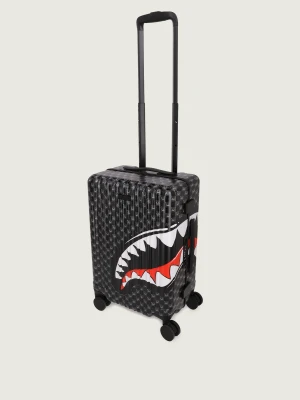 Sprayground Walizka Sharks In Paris WTF Bubbly | 45 x 33 x 21 cm czarny