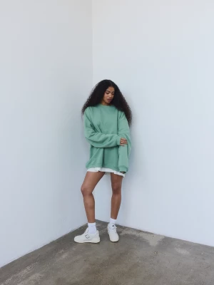 SPRING GREEN SWEATSHIRT MADE BY US