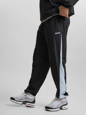 Sprinter ortalionowe spodnie regular męskie czarne Klasyk