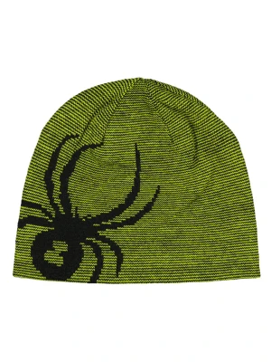 SPYDER Dwustronna czapka beanie "Bug" w kolorze zielonym rozmiar: M/L