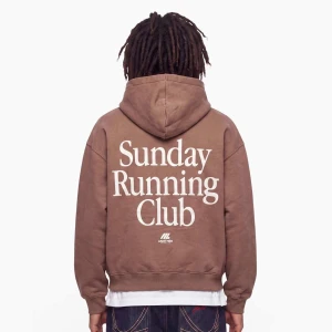SRC Washed Hoodie Another Cotton Lab brązowy