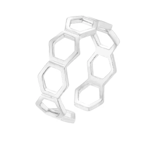 Srebrna ażurowa obrączka SOTHO
