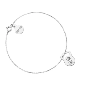 Srebrna bransoletka kettlebell GYM GIRL SOTHO