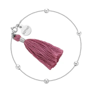 Srebrna bransoletka z chwostem SOTHO