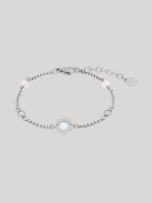 Srebrna bransoletka z cyrkoniami Joop