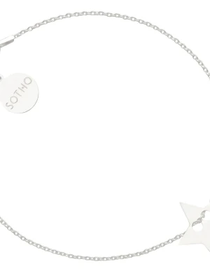 Srebrna bransoletka z gwiazdką SOTHO