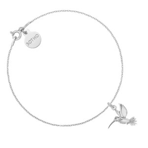 Srebrna bransoletka z kolibrem SOTHO
