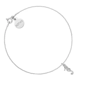 Srebrna bransoletka z konikiem morskim SOTHO