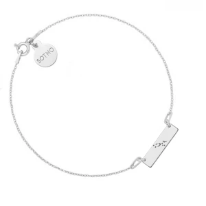 Srebrna bransoletka z konstelacją Byka SOTHO