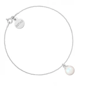 Srebrna bransoletka z opalizującą perłą SWAROVSKI® CRYSTAL SOTHO