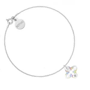 Srebrna bransoletka z opalizującym kryształem SWAROVSKI® CRYSTAL SOTHO