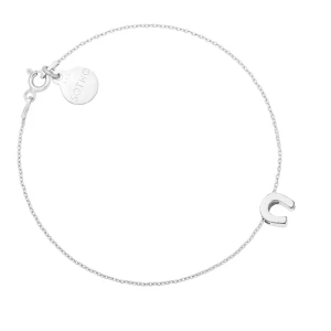 Srebrna bransoletka z podkową SOTHO