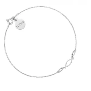 Srebrna bransoletka z rybą SOTHO