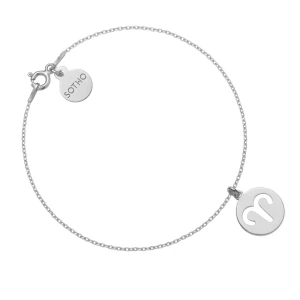 Srebrna bransoletka z zodiakiem Barana SOTHO