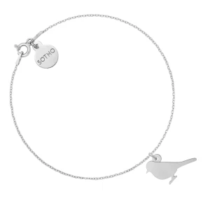 Srebrna bransoletka ze słowikiem SOTHO