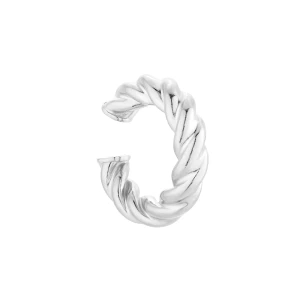 Srebrna nausznica retro SOTHO