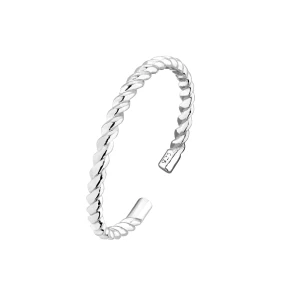 Srebrna skręcana obrączka SOTHO