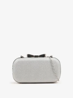 Srebrna Torebka Kopertówka na Zatrzask z Łańcuszkiem Grissana caely